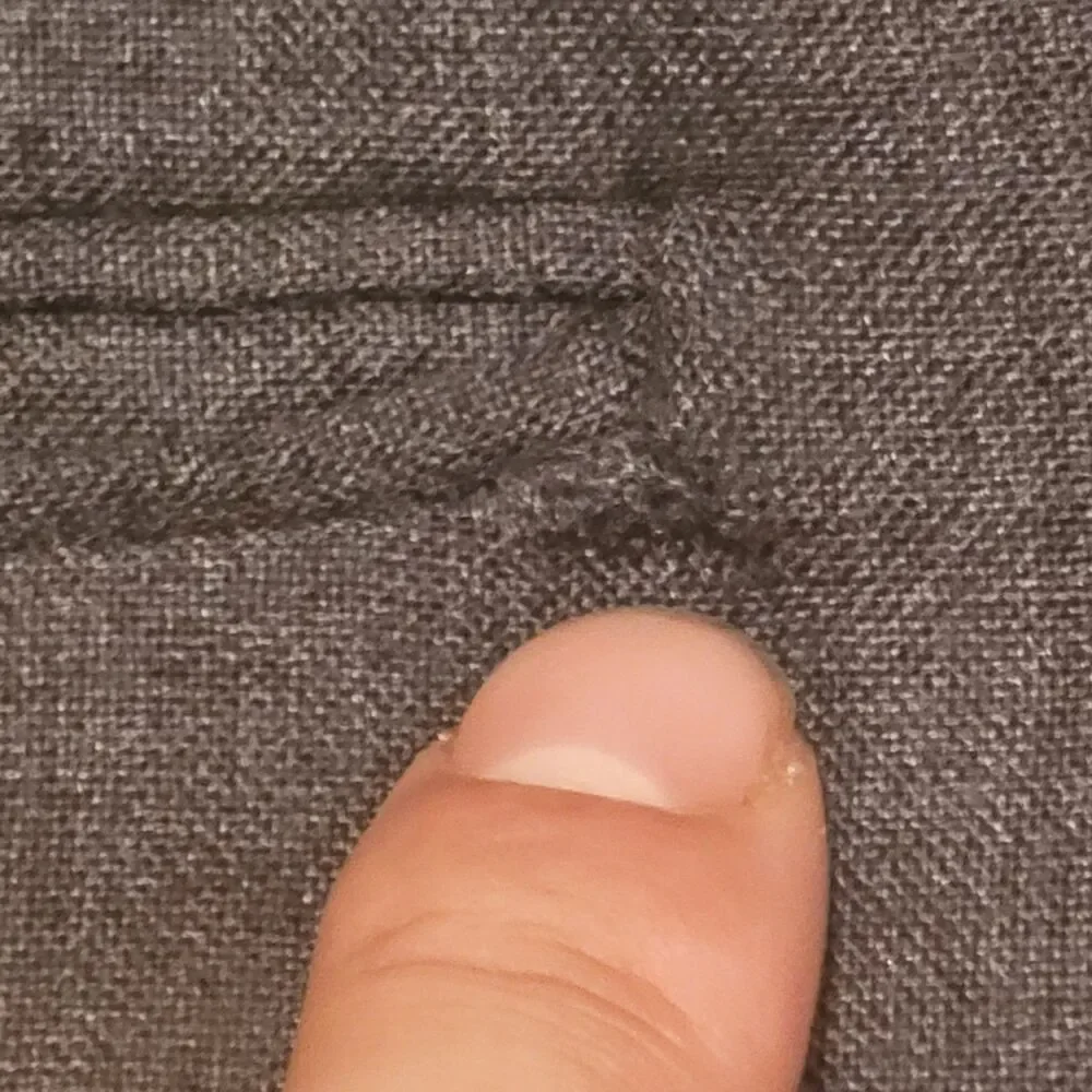 Brooks Brothers there fraying